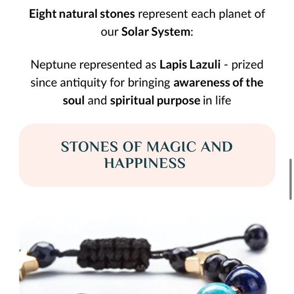 2/$20 • Solar System Bracelet Mindful Souls - Picture 4 of 8